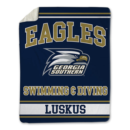 Georgia Southern - NCAA Women's Swimming & Diving : Sarah Luskus - Blanket-0