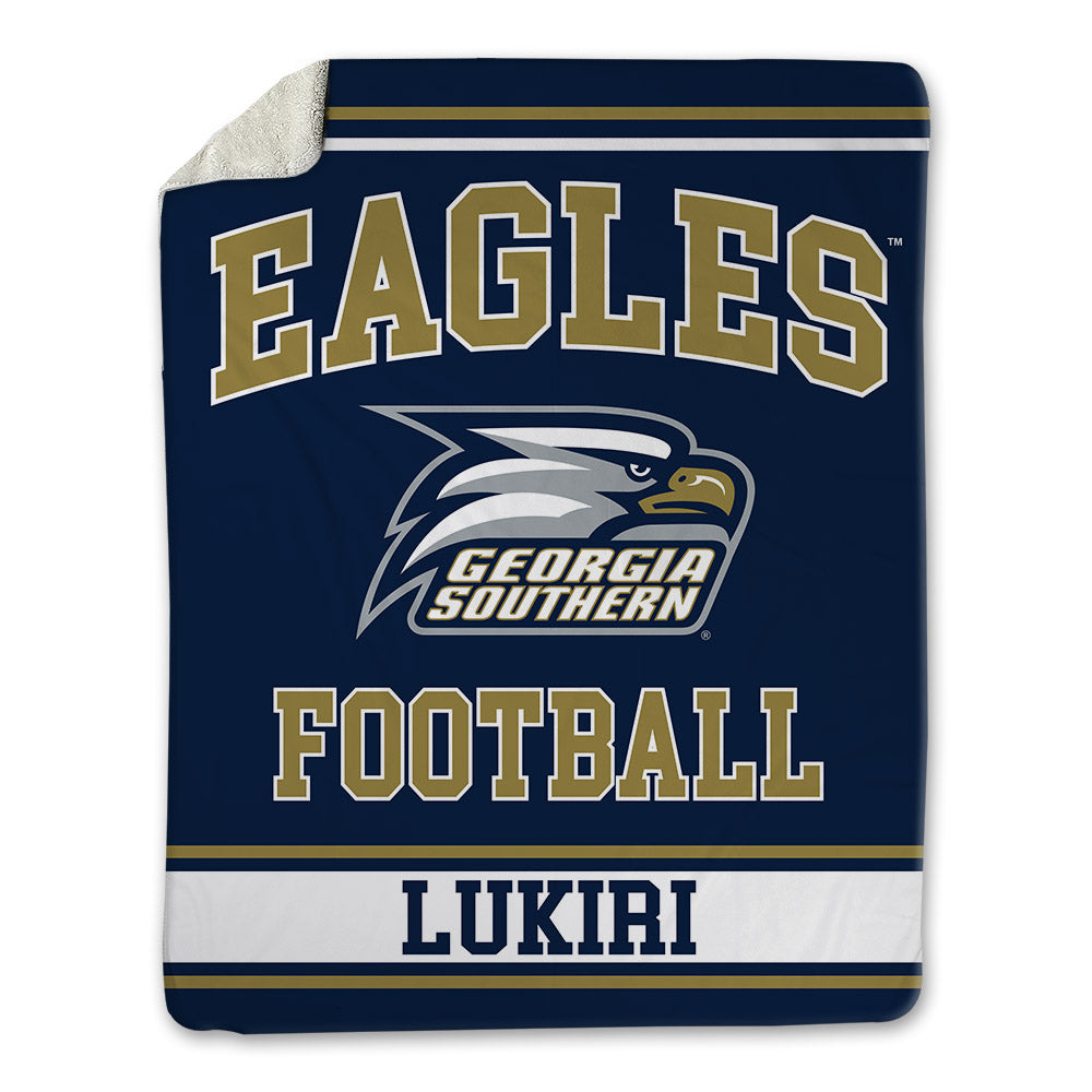 Georgia Southern - NCAA Football : Kevin Lukiri - Blanket-0