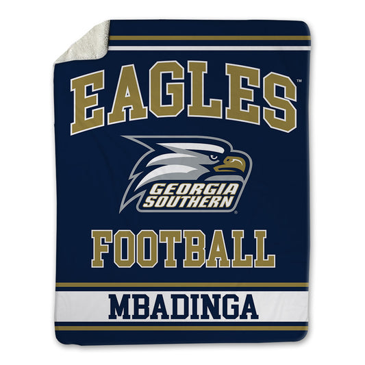 Georgia Southern - NCAA Football : David Mbadinga - Blanket-0