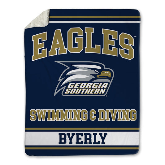 Georgia Southern - NCAA Women's Swimming & Diving : Allie Byerly - Blanket-0
