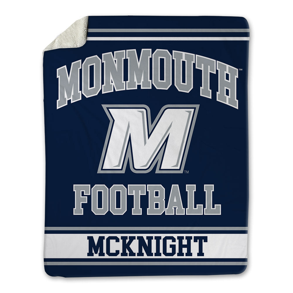 Monmouth - NCAA Football : Kadeem McKnight - Blanket-0