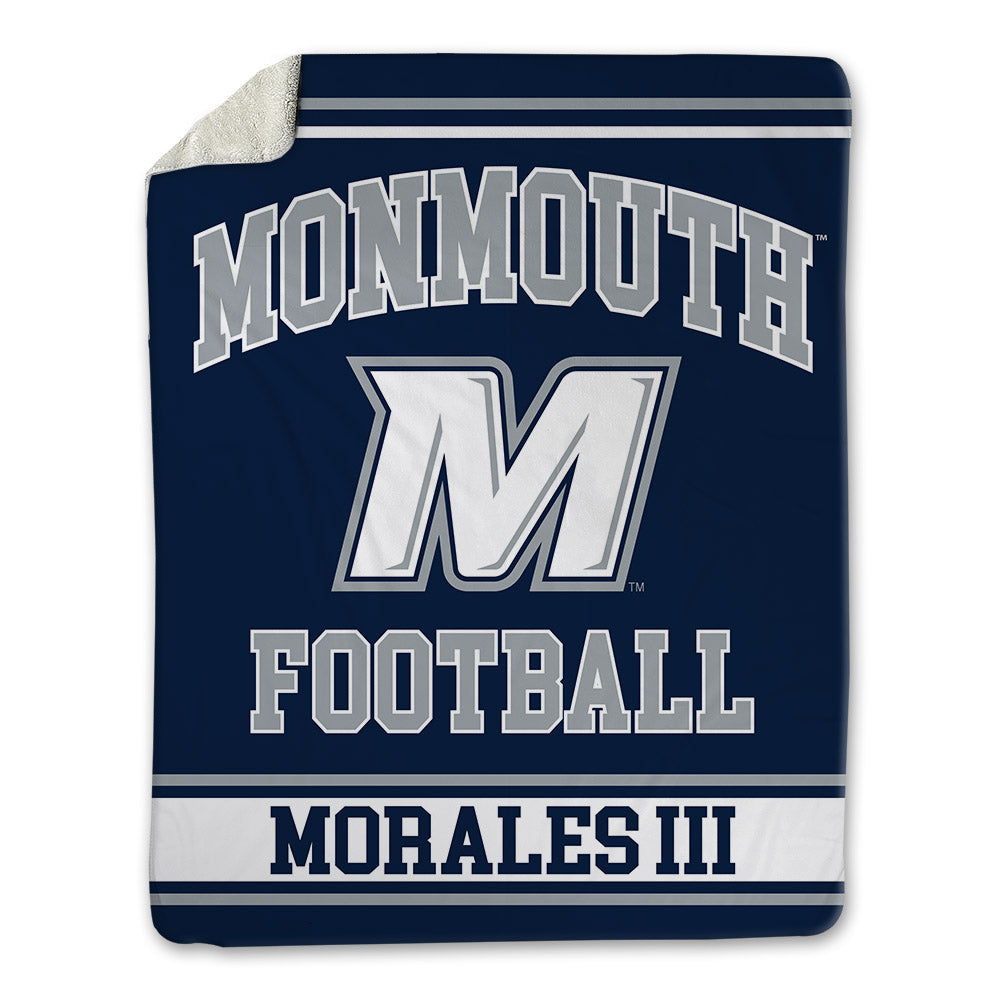 Monmouth - NCAA Football : Edwin Morales III - Blanket-0