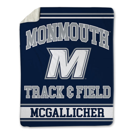 Monmouth - NCAA Men's Track & Field : Landon McGallicher - Blanket-0