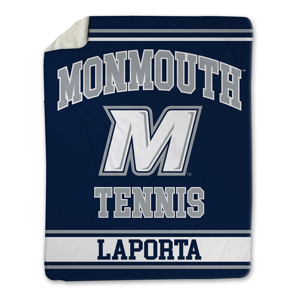 Monmouth - NCAA Men's Tennis : Diego Laporta - Blanket-0