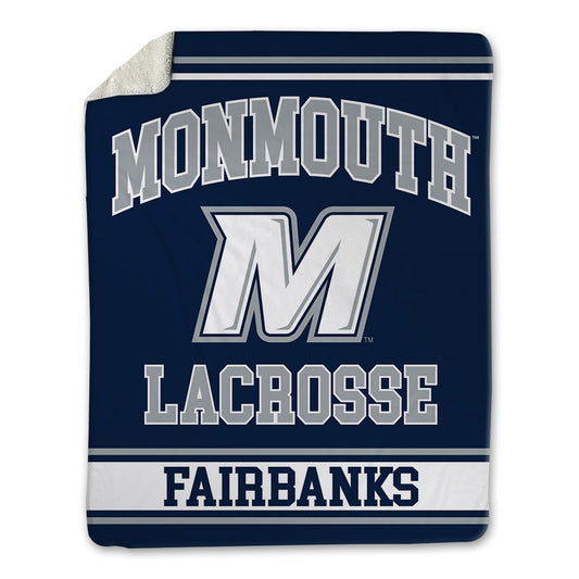 Monmouth - NCAA Men's Lacrosse : Chase Fairbanks - Blanket-0