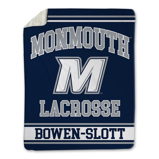 Monmouth - NCAA Men's Lacrosse : Gabe Bowen-Slott - Blanket-0