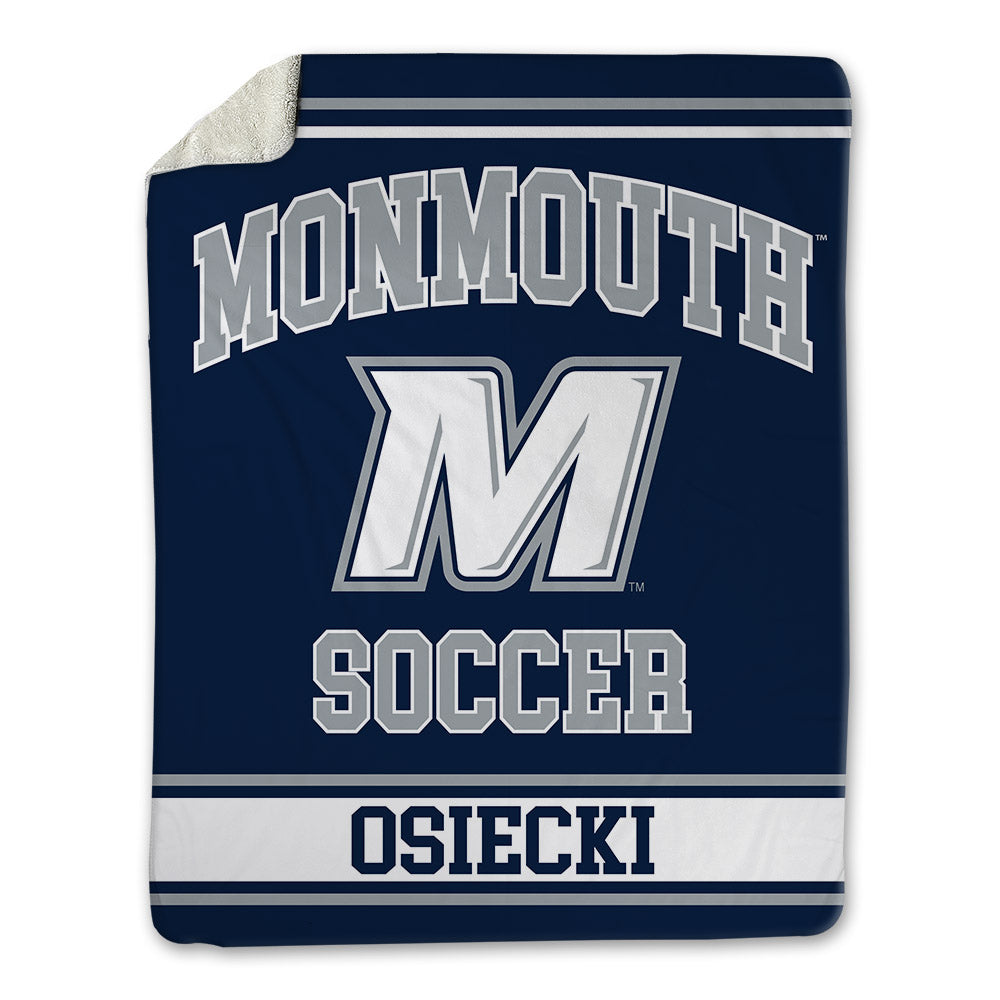 Monmouth - NCAA Men's Soccer : Patrick Osiecki - Blanket-0