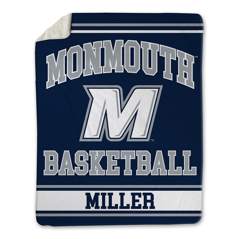 Monmouth - NCAA Men's Basketball : Corey Miller - Blanket-0