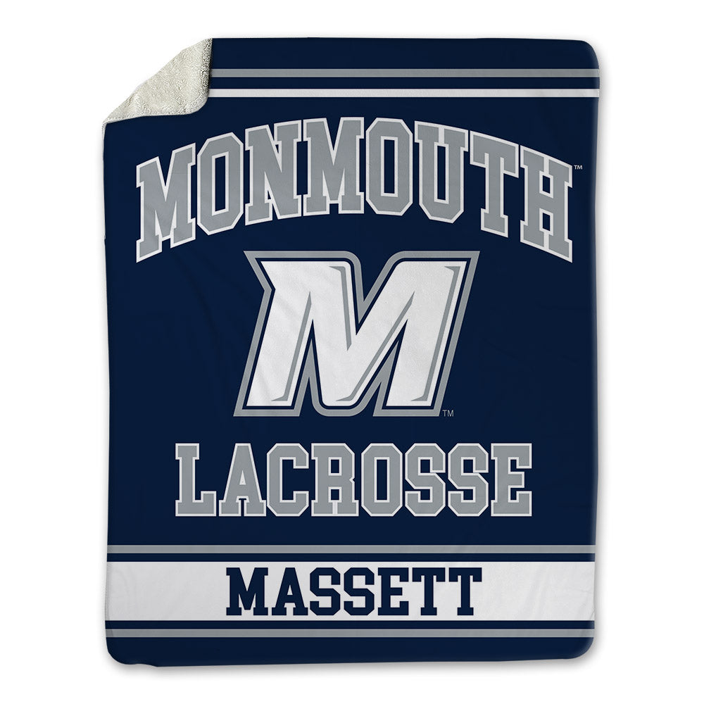 Monmouth - NCAA Men's Lacrosse : Sean Massett - Blanket-0
