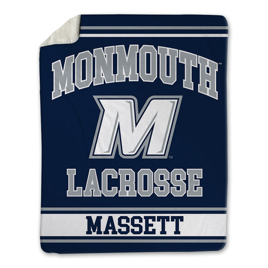 Monmouth - NCAA Men's Lacrosse : Sean Massett - Blanket-0