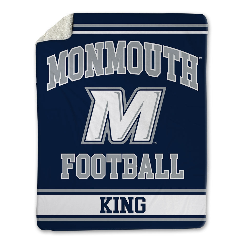 Monmouth - NCAA Football : Chris King - Blanket-0