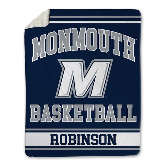 Monmouth - NCAA Men's Basketball : Cornelius Robinson - Blanket-0