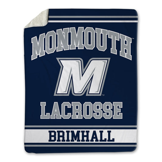 Monmouth - NCAA Men's Lacrosse : Will Brimhall - Blanket-0