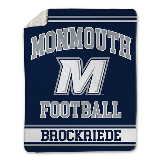 Monmouth - NCAA Football : Greyson Brockriede - Blanket-0