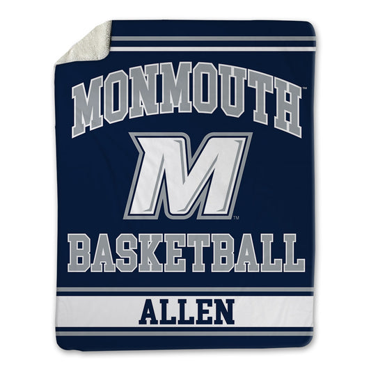 Monmouth - NCAA Men's Basketball : Braedan Allen - Blanket-0