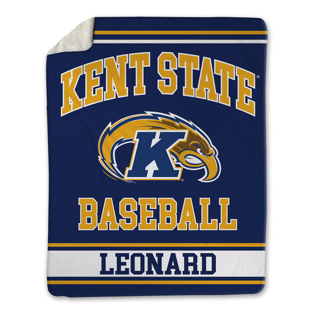 Kent State - NCAA Baseball : Caden Leonard - Blanket-0