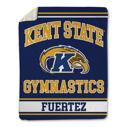Kent State - NCAA Women's Gymnastics : Dani Chanelle Fuertez - Blanket-0