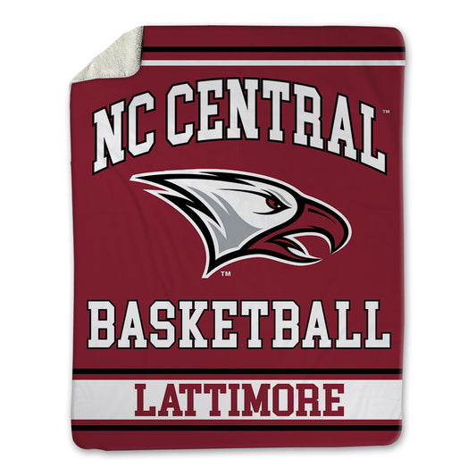 NCCU - NCAA Men's Basketball : Gage Lattimore - Blanket-0