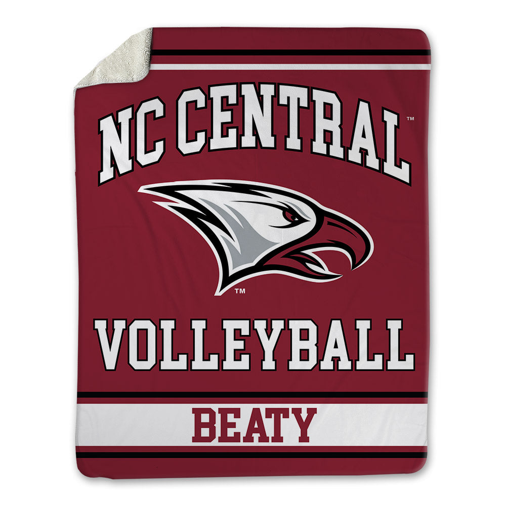NCCU - NCAA Women's Volleyball : LeAnna Beaty - Blanket-0