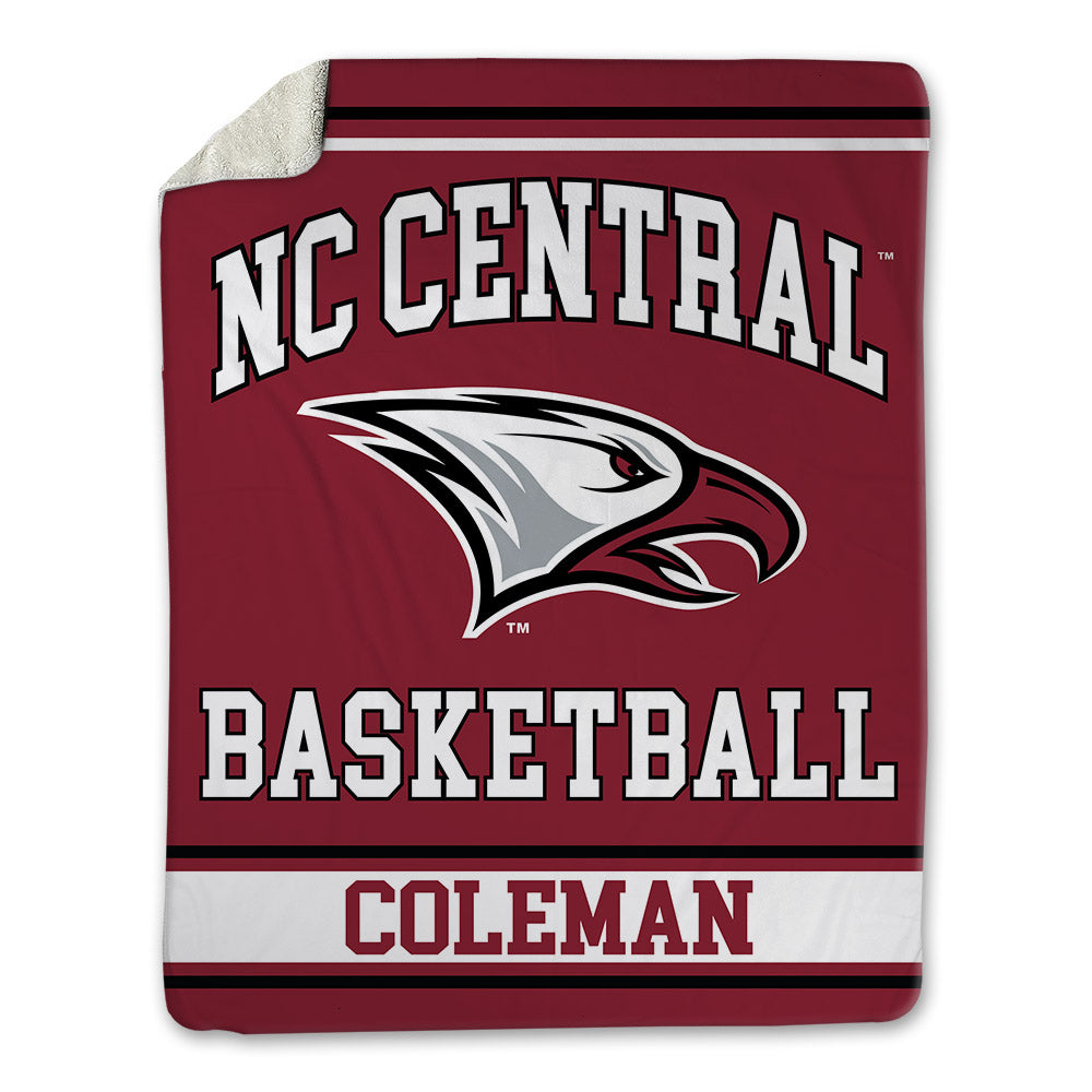 NCCU - NCAA Women's Basketball : Tierney Coleman - Blanket-0