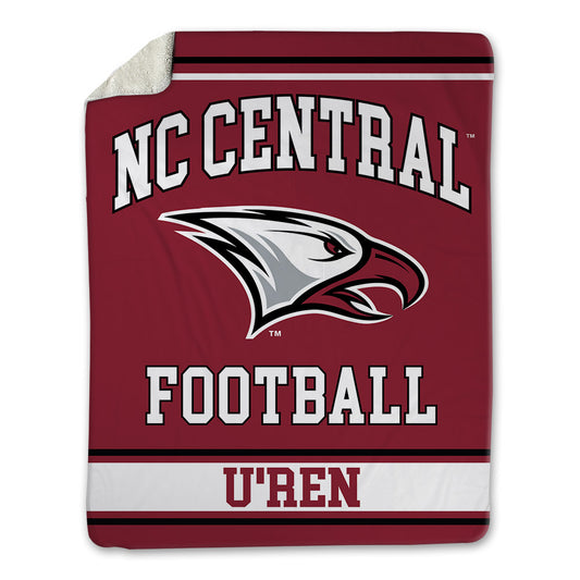 NCCU - NCAA Football : Max U'Ren - Blanket-0
