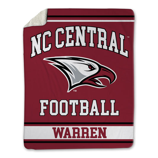 NCCU - NCAA Football : Jaden Warren - Blanket-0