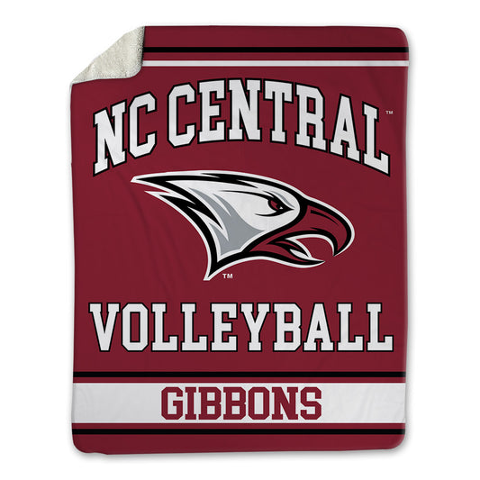 NCCU - NCAA Women's Volleyball : Hailey Gibbons - Blanket-0