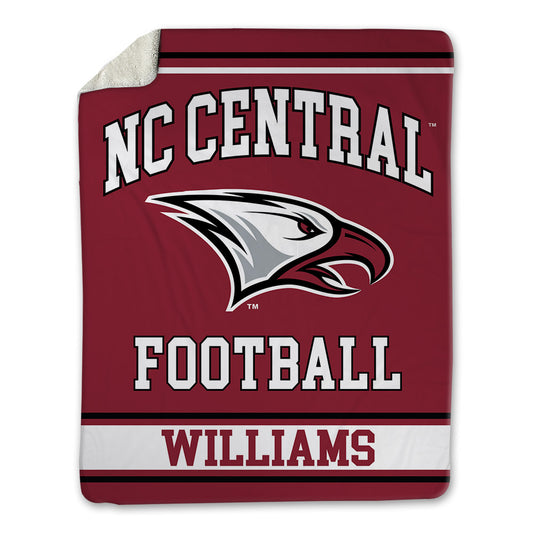 NCCU - NCAA Football : Ta'Ron Williams - Blanket-0