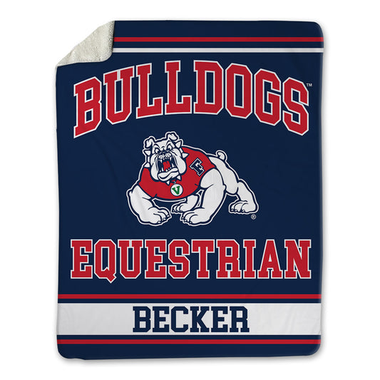 Fresno State - NCAA Equestrian : Alana Becker - Blanket-0