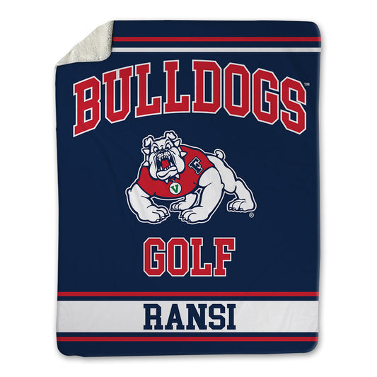 Fresno State - NCAA Men's Golf : Akira Ransi - Blanket-0