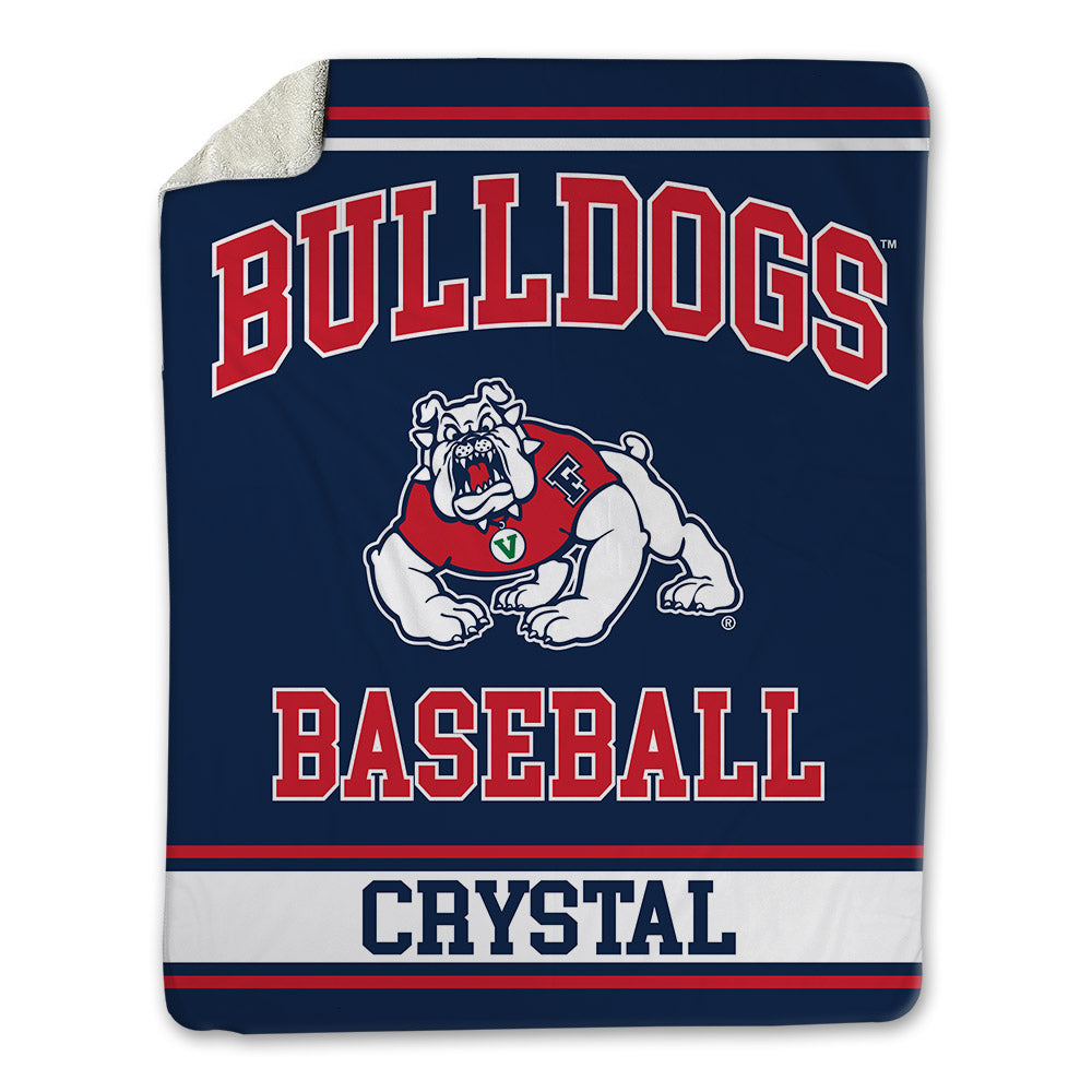 Fresno State - NCAA Baseball : Douglas Crystal - Blanket-0