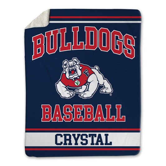 Fresno State - NCAA Baseball : Douglas Crystal - Blanket-0
