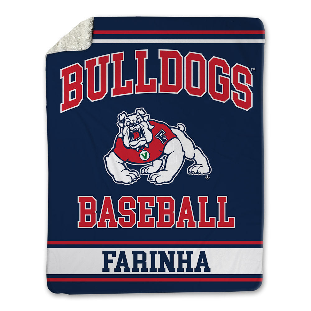Fresno State - NCAA Baseball : Gavin Farinha - Blanket-0