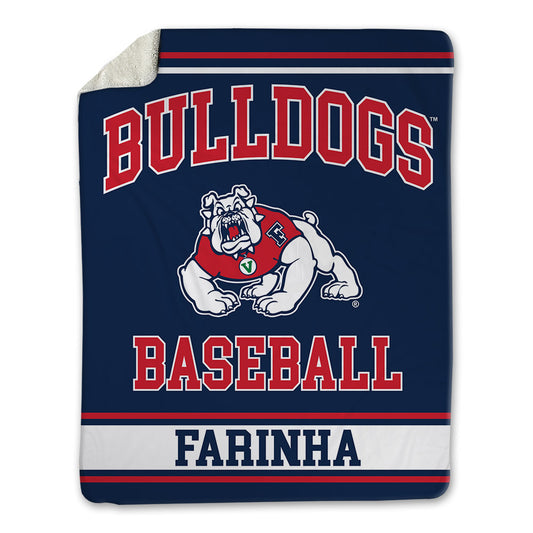 Fresno State - NCAA Baseball : Gavin Farinha - Blanket-0