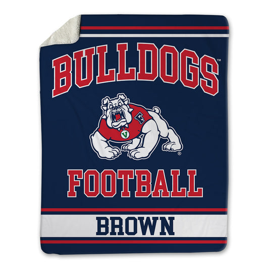 Fresno State - NCAA Football : Jordan Brown - Blanket-0