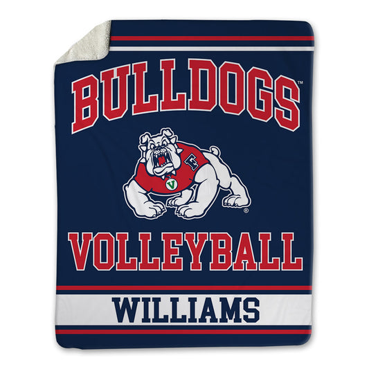 Fresno State - NCAA Women's Volleyball : Addison Williams - Blanket-0