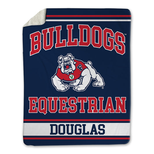 Fresno State - NCAA Equestrian : Maya Douglas - Blanket-0