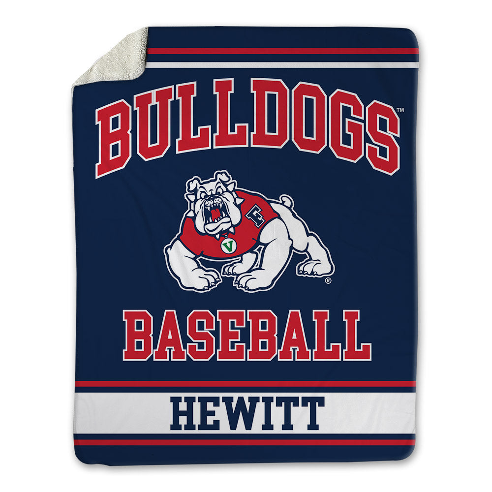 Fresno State - NCAA Baseball : Brady Hewitt - Blanket-0