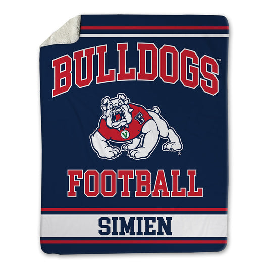 Fresno State - NCAA Football : Marcus Simien - Blanket-0