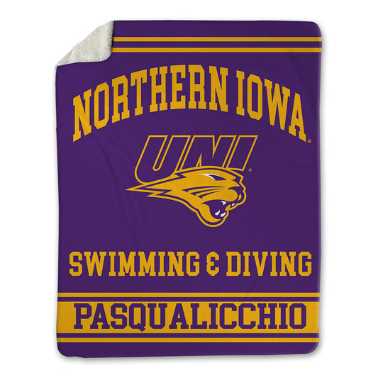 Northern Iowa - NCAA Women's Swimming & Diving : Peyton Pasqualicchio - Blanket-0