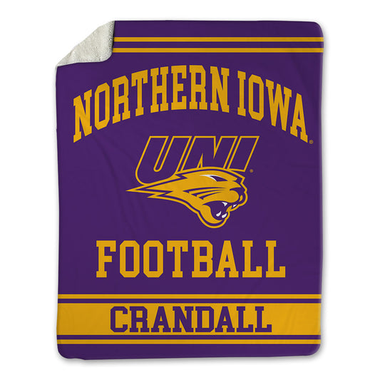 Northern Iowa - NCAA Football : Ryan Crandall - Blanket-0