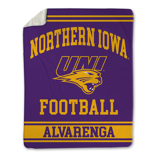 Northern Iowa - NCAA Football : Rico Alvarenga - Blanket-0