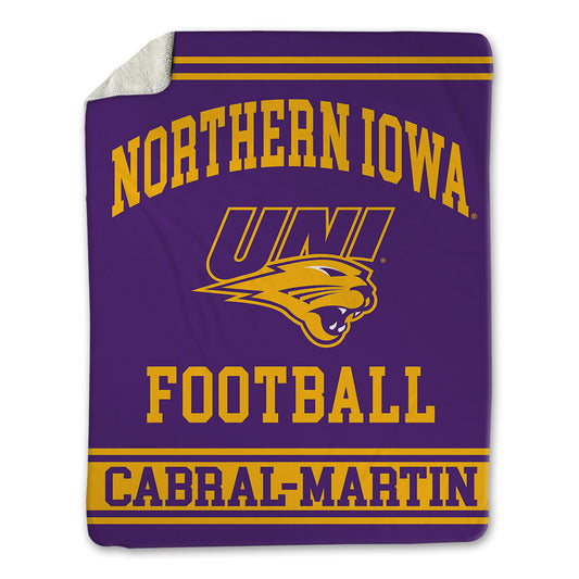 Northern Iowa - NCAA Football : Jonathan Cabral-Martin - Blanket-0