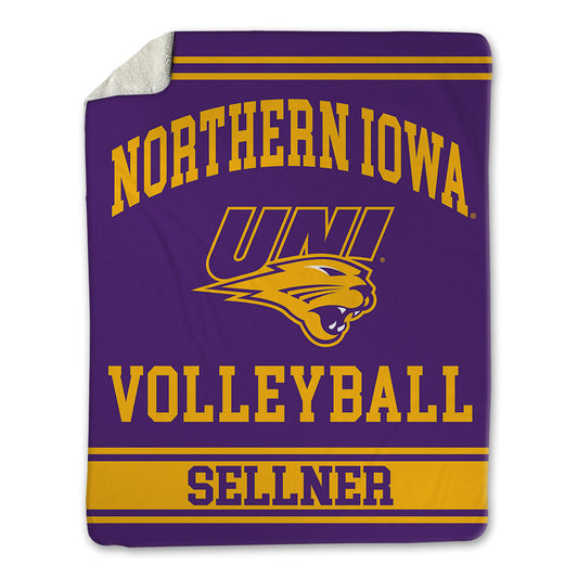Northern Iowa - NCAA Women's Volleyball : Kaitlyn Sellner - Blanket-0