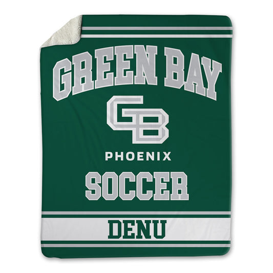 UW Green Bay - NCAA Men's Soccer : Baylor Denu - Blanket-0
