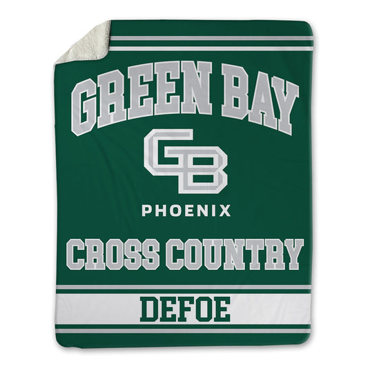 UW Green Bay - NCAA Men's Cross Country : Cree Defoe - Blanket-0
