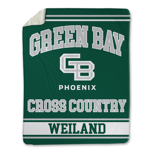 UW Green Bay - NCAA Men's Cross Country : Cameron Weiland - Blanket-0