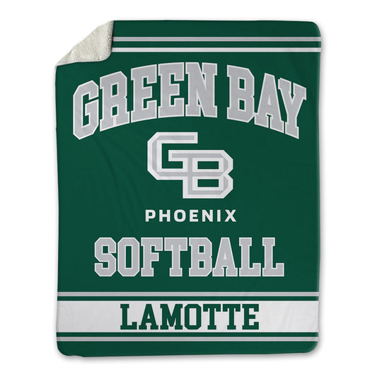 UW Green Bay - NCAA Softball : Sidney LaMotte - Blanket-0