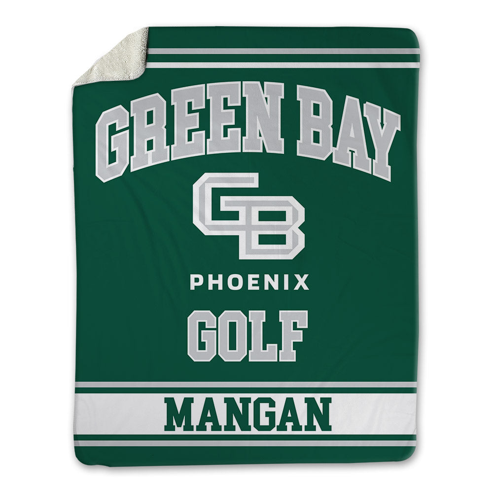 UW Green Bay - NCAA Women's Golf : Pink Mangan - Blanket-0