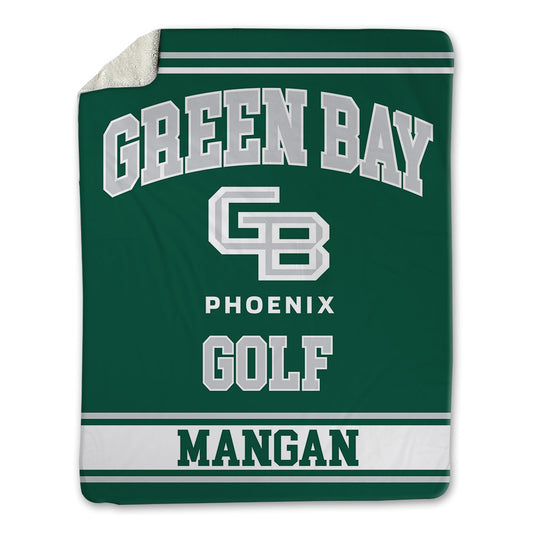 UW Green Bay - NCAA Women's Golf : Pink Mangan - Blanket-0